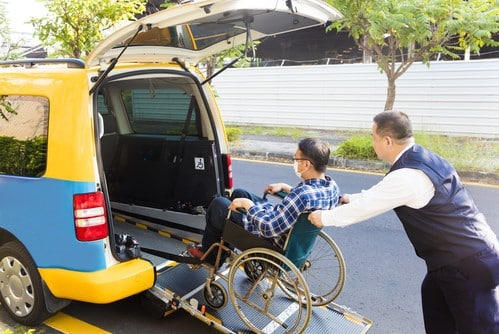 wheelchair accessible taxis