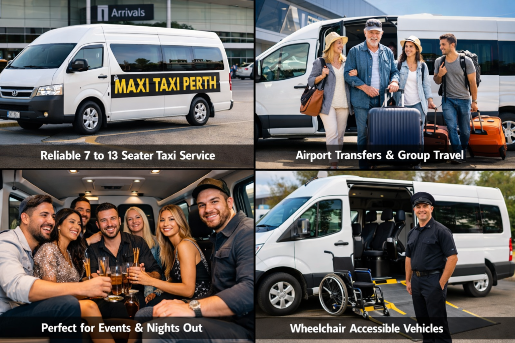Why Book a Maxi Taxi in Perth for Group Travel