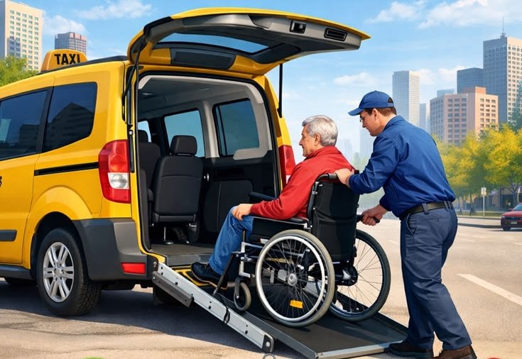 how wheelchair accessible taxis work in Perth