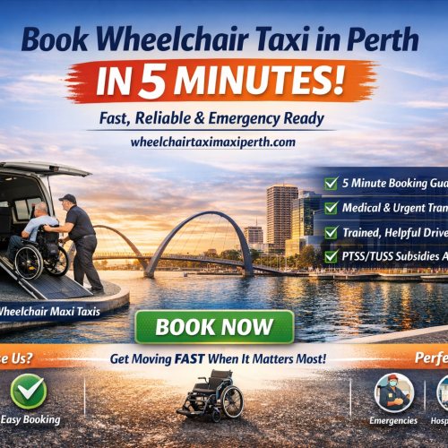 Book a Wheelchair Taxi in Perth in Just 5 Minutes
