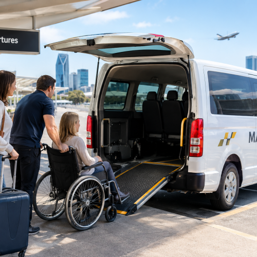 how to book maxi taxi perth